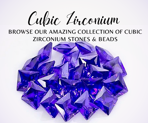 Natural Cubic Zirconium Gemstones & Beads
